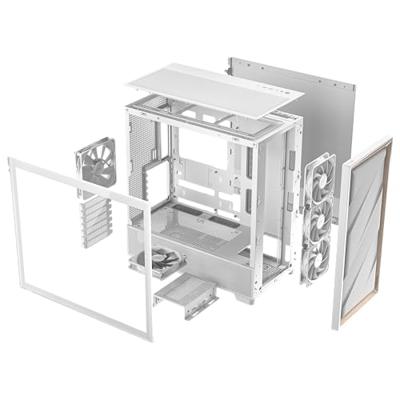 Antec FLUX Midi-tower PC-behuizing Wit