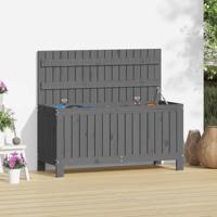 Tuinbox 108x42,5x54 cm massief grenenhout grijs - thumbnail