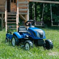 Falk 3080AB New Holland T6 Tractor + Aanhanger 2/5 - thumbnail