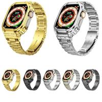 Ultra Protective Stainless Steel band - Zwart - Geschikt voor Apple watch 44mm - thumbnail