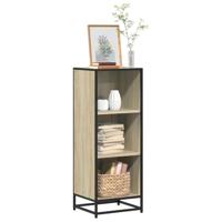 Boekenkast 40x35x107,5 cm bewerkt hout sonoma eikenkleurig - thumbnail