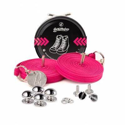 Quickshoelaces Casual collectie 120 cm lang violet Quickshoelaces Casual collectie 120 cm lang violet