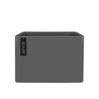 Elho Soft Brick 80x59x30cm rechthoekige plantenbak antaciet - thumbnail