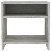 Nachtkastjes 2 st 40x30x40 cm spaanplaat betongrijs - thumbnail