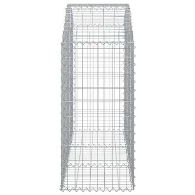 Schanskorf gewelfd 150x50x100/120 cm gegalvaniseerd ijzer Schanskorf gewelfd 150x50x100/120 cm gegalvaniseerd ijzer