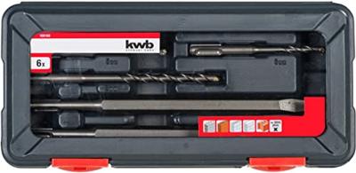 kwb 109166 40CR-staal Beitelset 6-delig 5 mm, 6 mm, 8 mm, 10 mm SDS-Plus 1 set(s) kwb 109166 40CR-staal Beitelset 6-delig 5 mm, 6 mm, 8 mm, 10 mm SDS-Plus 1 set(s)