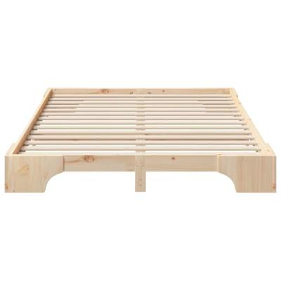Bedframe met opslag Bruin 140 x 210 cm Hout Bedframe met opslag Bruin 140 x 210 cm Hout