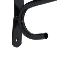 Zadelrek wandgemonteerd ijzer zwart - thumbnail