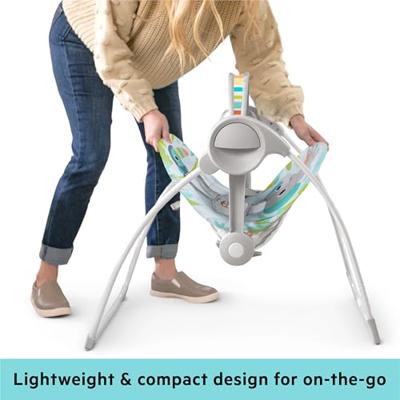 Schommelstoel Ingenuity Compact portable swing Multicolour dieren