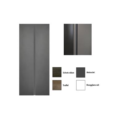 Kolomkast Sanicare Q7 2-Deurs Soft-Closing Greeploos 160x67x32 cm Antraciet Sanicare Kolomkast Sanicare Q7 2-Deurs Soft-Closing Greeploos 160x67x32 cm Antraciet Sanicare