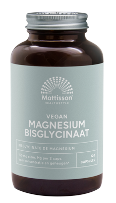 Mattisson HealthStyle Magnesium Bisglycinaat 150mg Capsules Mattisson HealthStyle Magnesium Bisglycinaat 150mg Capsules