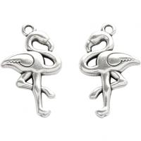 Creotime sieradenhangers 30 x 18 mm 2 stuks zilver - thumbnail