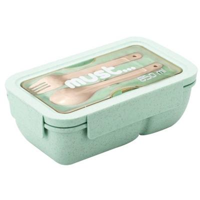 Diakakis lunchset Must unisex 19 x 12 cm groen 850 ml 3 delig