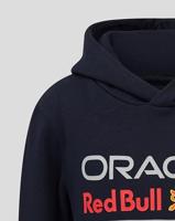 Red Bull Racing Truien - 140-146 - Kids - Large Front Logo Hoodie - Night Sky - Max Verstappen - thumbnail