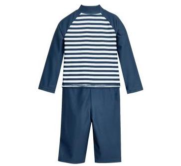 Playshoes zwempak lange mouw Anker Marine Wit-98-104