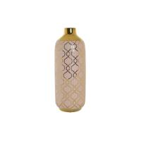 Vaas DKD Home Decor Porselein Roze Gouden Orientaals (15 x 15 x 41,5 cm) - thumbnail