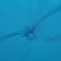 VidaXL Tuinstoelkussens 2 st hoge rug 120x50x3 cm stof blauw - thumbnail