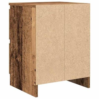 Tv-meubel 40x35x54 cm spaanplaat oud hout