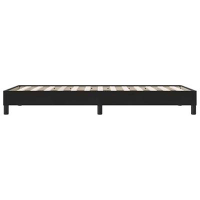 Boxspring zonder matras fluweel zwart 90x210 cm