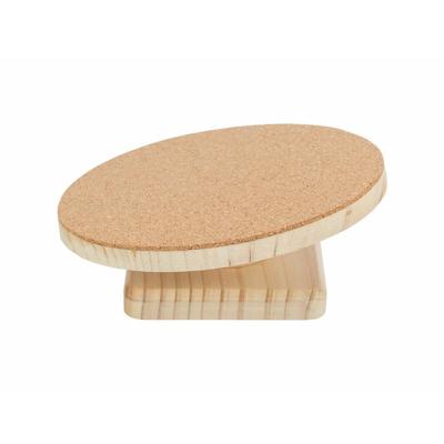 TRIXIE LOOPSCHIJF HAMSTERS HOUT KURK 22 CM