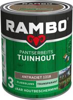 Rambo Pantserbeits Tuinhout Zijdeglans Transparant - 750 ml Antraciet - thumbnail