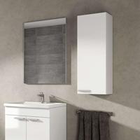 Kast Forés Wit Grijs Aluminium ABS 30 X 25 X 85 CM - thumbnail