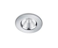 Trio Led inbouwspotPamir Round 5,5w - 3000K - 8,5cm zwart - 650510132 - thumbnail