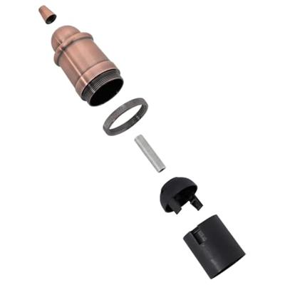 Lamphouders 2 st rood brons E27