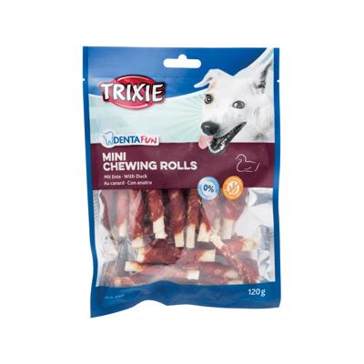 TRIXIE DENTA FUN MINI DUCK CHEWING ROLLS 6X120 GR 6 CM