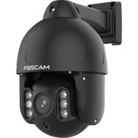 Foscam SD8EP PoE PTZ Dome bewakingscamera met 4-voudige optische zoom, UHD-videokwaliteit, HDR, voor binnen en buiten, intelligente personen- en voertuigherkenning (zwart) - thumbnail