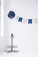 Vlaggenlijn 80 Jaar Blauw/Goud - 6 Meter - thumbnail