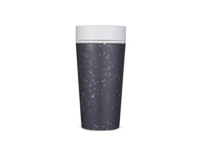 Circular&Co. Koffiebeker - circular cup - zwart/wit - 340 ml