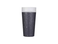 Circular&Co. Koffiebeker - circular cup - zwart/wit - 340 ml - thumbnail