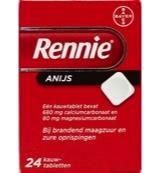 Rennie Anijs kauwtabletten bij brandend maagzuur