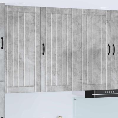 Keukenkast Beton Grijs 50 x 31 x 100 cm Bewerkt hout