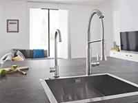 Bruisendwater Keukenkraan GROHE Blue Home Mono Starterkit Chilled en Sparkling Water C Uitloop Chroom - thumbnail