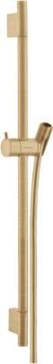Hansgrohe Unica glijstang S puro 65 cm met doucheslang, Brushed Bronze