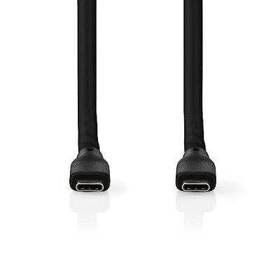 Nedis USB 3.2 Gen 2 20Gbps 240W USB Type-C 1m Zwart Nedis USB 3.2 Gen 2 20Gbps 240W USB Type-C 1m Zwart