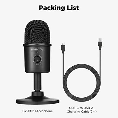 Boya usb studio microfoon by-cm3 - thumbnail