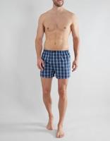 Gotzburg Boxers Clubhouse 2-pack geruit blauw - thumbnail