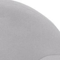 Kinderbank zacht pluche lichtgrijs - thumbnail