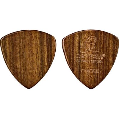 Ortega OGPWXLF-CH2 Wooden Picks Triangle XL Chacate 2.00 mm plectrumset (2 stuks) Ortega OGPWXLF-CH2 Wooden Picks Triangle XL Chacate 2.00 mm plectrumset (2 stuks)