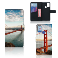 Alcatel 1S (2021) | Flip Cover | Golden Gate Bridge - thumbnail