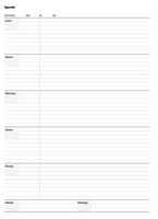 Jaarplanner Additio TRIPLEX 22,5 x 31 cm - thumbnail