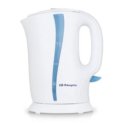 Waterkoker Orbegozo KT-5002 Wit Zwart Plastic 1 L