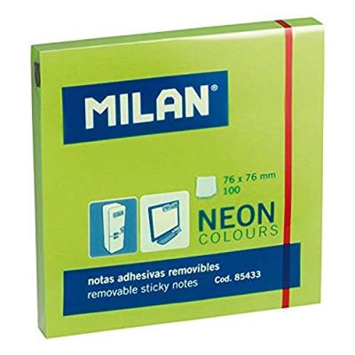 Zelfklevende briefjes Milan Groen 76 x 76 mm (10 Stuks) Zelfklevende briefjes Milan Groen 76 x 76 mm (10 Stuks)