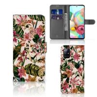 Samsung Galaxy A71 Hoesje Flowers - thumbnail