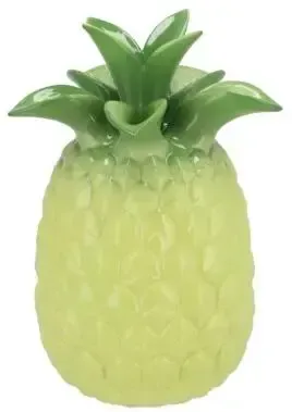 Daan Kromhout Design vaas keramiek pineapple tropical 14x18cm lime