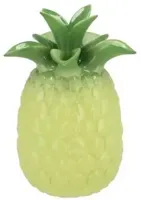 Daan Kromhout Design vaas keramiek pineapple tropical 14x18cm lime - thumbnail