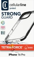 Cellularline Strong Guard Case Backcover Apple iPhone 16 Pro Transparant Stootbestendig - thumbnail